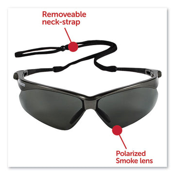 KleenGuard™ Nemesis Safety Glasses, Gun Metal Frame, Smoke Lens, 12-box freeshipping - TVN Wholesale